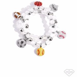 Baseball and Softball Charm Bracelet